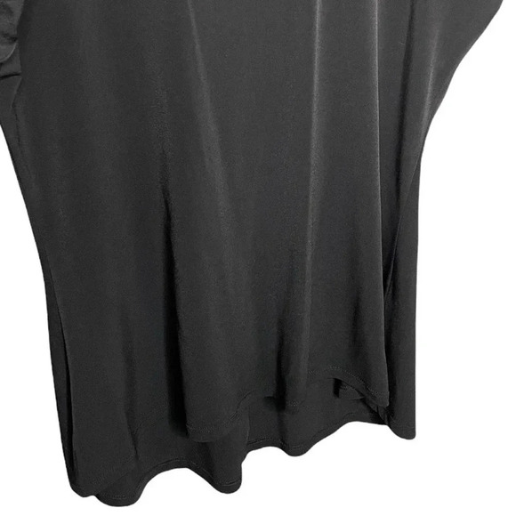 Calvin Klein Black Hi Lo Polyester Sleeveless Blouse Women’s Size Large - Picture 5 of 7